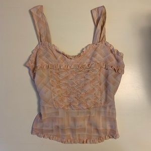 Anthropology Silk Top